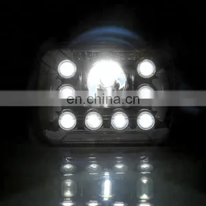 CZG-5755 55 Watt 5*7" White DRL Daytime Running Assembly Emark 12v Led Headlight for Jeep Truck thumbnail-3