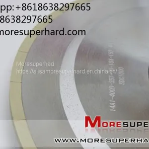 14A1 Ceramic Bonded Diamond High Efficiency Ultra-hard Grinding Wheel Alisa@moresuperhard.com thumbnail-4