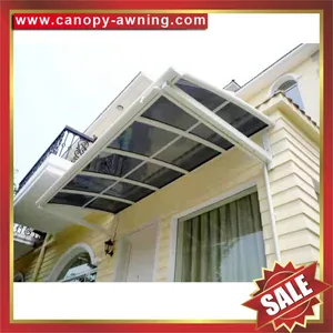 Alu pc Polycarbonate Aluminum Aluminium Metal Outdoor Terrace Balcony Gazebo Patio Canopy Canopies Cover Awning Shelter Kits thumbnail-3