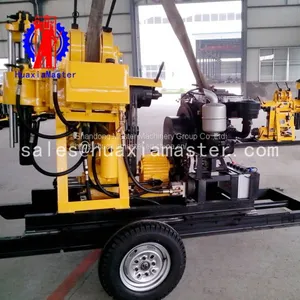 Huaxiamaster Hot Sale XYX-200 Wheeled Hydraulic Water Well Drilling Rig Hydraulic Cylinder for Drilling Rig thumbnail-4