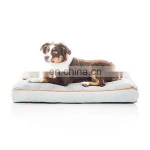 Memory Foam Dog Bed With Removable Washable Cover Soft Velvet Fabric Ped Bed Mattress thumbnail-4