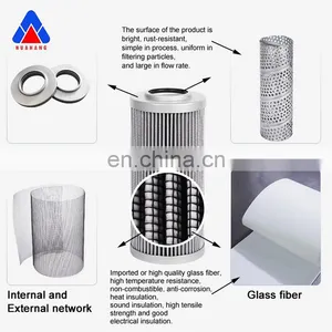 Metal Mesh Filtering Materials Lube Oil Filter Element Oil Hydraulic Cartridges 01.E.2001.130G.E.P Replace for Internormen thumbnail-7