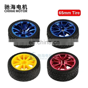 34/43/65/80/130MM 60mm Mecanum Wheel Plastic Rubber Tire Accessories for RC Model Vehicles DIY Robot Scientific Education thumbnail-2