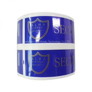 Transparent Adhesive Tamper Evident Proof Antitheft Security Cash Bags With Sealing Tape thumbnail-4