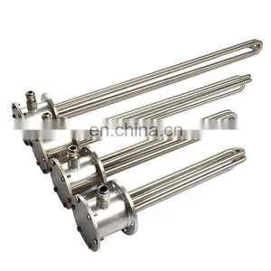 Stainless Steel Industrial Flanged Water Electric Immersion Heater Explosion Proof thumbnail-1