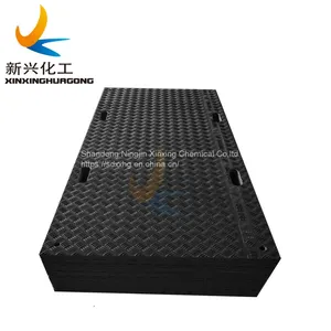 HDPE 4'x8'ft UV Resisitant Plastic Ground Sheets HDPE Construction Fire Retardant Road Mats Antislip Ground Mats thumbnail-1