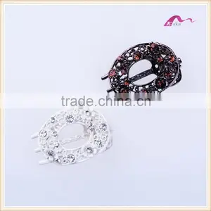 Vintage Women Decorative Crystal Hair Comb Clips Accessories thumbnail-1