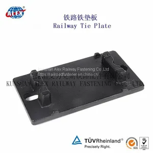 Tie Plate of High Speed WJ-8 Rail Fastening System for Ballastless Track With Shoulder thumbnail-1