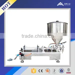 Paste and Liquid Filling Machine With Charging Hopper thumbnail-1