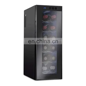 Honeyson 12 Bottles Wine Cooler Fridge Refrigerator Cellar For Red, White, Champagne or Sparkling Wine thumbnail-1