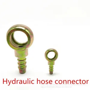 Carbon Steel Banjo Hydraulic Pipe Fitting Barb Quick Coupling thumbnail-3