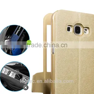 MOFi Open Window Flip Leather Cases for Samsung Galaxy A8,A8000,SM-A800F,with Slide to Answer the Phone Function thumbnail-5