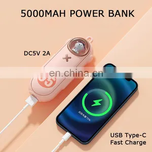 2022 Factory Directly Supply Custom Usb Rechargeable Mini Hand Warmer Portable 5000mAh Electric Power Bank Hand Warmer thumbnail-4