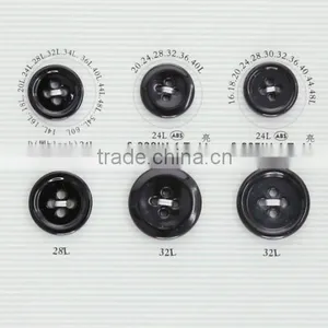 High Grade 4-holes Black Color Suit Buttons for Men thumbnail-1