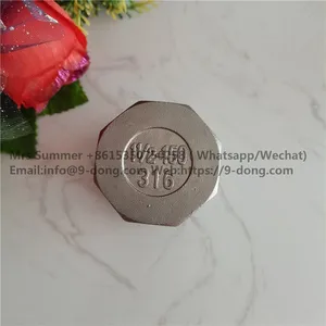 Stainless Steel NPT BSPT Male Thread Forged Square Plugs thumbnail-5