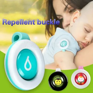 Summer Cartoon Safe Anti-Mosquito Buckle Pest Reject Mosquitoes Repellent Buckles for Adults Kids Baby Random Color thumbnail-1