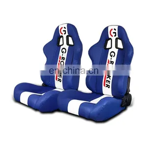 JBR1047 Adjustable PU Leather With Different Color Universal Automobile Sport Racing Seat thumbnail-2