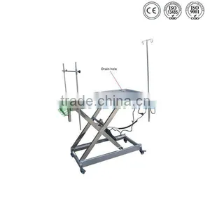 YSVET0506 Animal Hospital Operating Surgical Stainless Steel Vet Table thumbnail-1