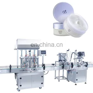 Automatic Vaseline Gel Body Cream Lotion Shampoo Bottle Filling Machine Dry Body Scrub Body Butter Cream Filling Machine thumbnail-1