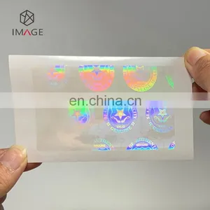 Secure & Key Pattern Transparent Holographic Overlay Film thumbnail-2