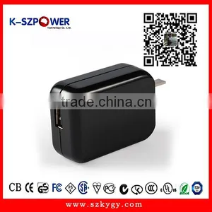 2016 G-series 7.5W K- 051500 5v 1500ma Usb Charger Adapter /wall ac dc Usb Adapter With CE UL GS KC FCC ROHS thumbnail-1