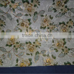 Elegant Hand Embroidery Designs Covers Pvc Edge Restaurant Table Cloth Made in China thumbnail-2