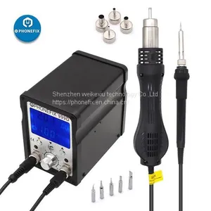 YIHUA 999D Lead-Free Soldering Station With Pluggable Hot Air Gun For Phone Welding Repair thumbnail-1