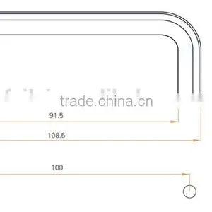 2015 FEILEI LS08 Zinc Alloy Sliding Door Handle Hot Sell thumbnail-5