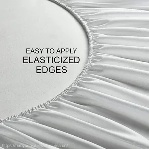 High Quality Hypoallergenic Waterproof Bamboo Jacquard Mattress Protector thumbnail-2