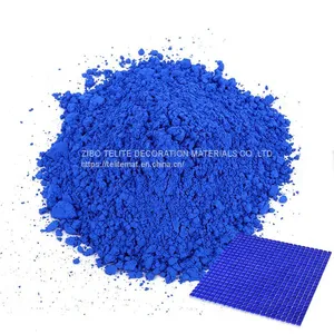 Low Price Blue Glass Powder Mosaic Pigment thumbnail-1