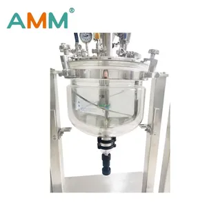 AMM-50S Laboratory Elevatable Mixing Emulsification Reactor for Foundation Make-up Essence Homogenization in Cosmetics Industry thumbnail-3