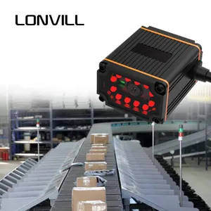 Fixed QR Code Scanner 2D Ethernet Industrial Fixed Barcode Scanner for Conveyor Assembly Line Logistic Sorter thumbnail-1