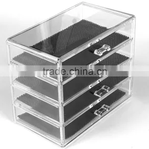 Desktop Transparent Acrylic Makeup Brush Holder Make up Organizer thumbnail-2
