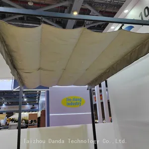 Good Quality 2*3m Sunshade Aluminum Pergola With Polyester Cover Outdoor Use thumbnail-2