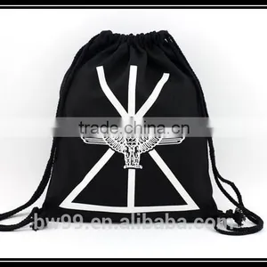 Wholesale Canvas Drawstring Backpack thumbnail-1