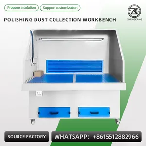Downdraft Grinding Table Dust Extraction Workbench for Polishing Grinding Welding Fume thumbnail-1