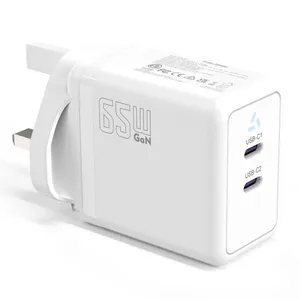 65W USB-C GaN Fast Charger EU Plug, Standard Compliant With Safety Guarantee thumbnail-3