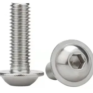 ISO 7380 Stainless Steel Half-Round Socket Bolt Hexagon Socket Button Head Screw thumbnail-5