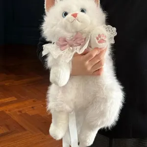 Faux Fur Cat Plush Backpack thumbnail-2