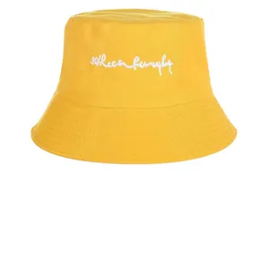 Bucket Hat Kids Hat Adult Sunhat With Logo Printing Embroidery Logo Customized Breathable Sun Hat Adjustable Tightness thumbnail-1