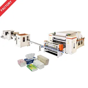 Automatic Facial Tissue Production Line | Fully Automatic Interfold Facial Tissue Paper Making Machine thumbnail-1