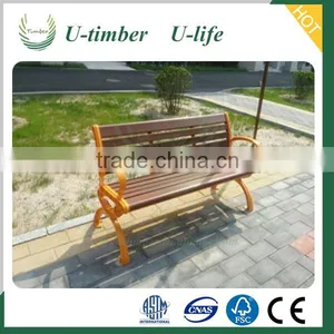 Complete Range of Colors and Designs WPC Garden Bench thumbnail-1