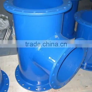 Bestseller Ductile Iron Pipe Fittings All Flanged Tee With ISO2531 thumbnail-1