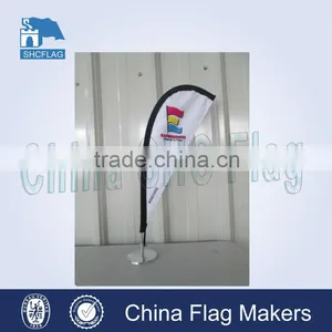 Office Customized Teardrop Table Flag Stand Quality Choice thumbnail-1