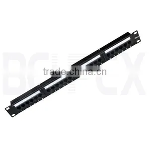19" Snap-in Type 24 Ports UTP CAT5e Patch Panel With LED Light thumbnail-3