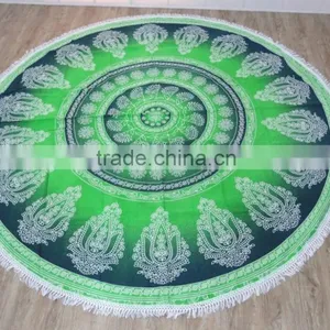 Summer Large Printed Round Beach Towels thumbnail-1
