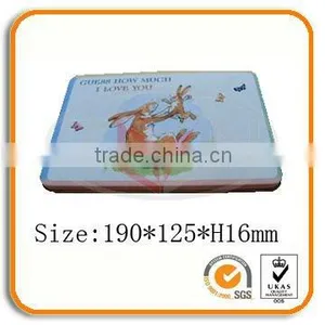 Rectangular Easter Bunny Chocolate Gift Tin Box thumbnail-1