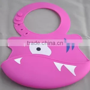 New Design Custom Brand BPA Free Soft Bandana Silicone Baby Bibs With 2 Sizes thumbnail-5