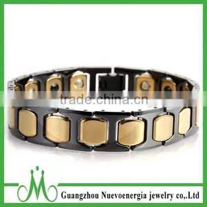 High Quality Western Tungsten Bracelet Jewelry Wholesale China Bio Health Magnetic Bracelet thumbnail-2