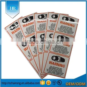High Quality Printing Glossy Waterproof Adhesive Synthetic Paper Sticker thumbnail-3